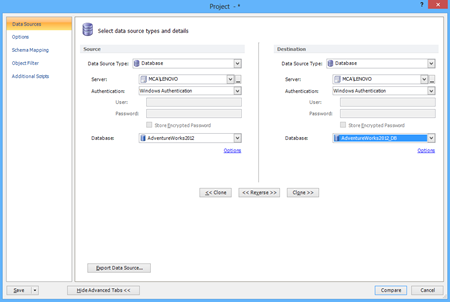 The synchronization script is generated with errors when synchronizing ...