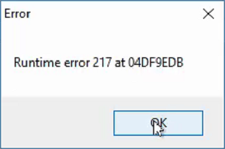SQL-Server schlägt fehl 217